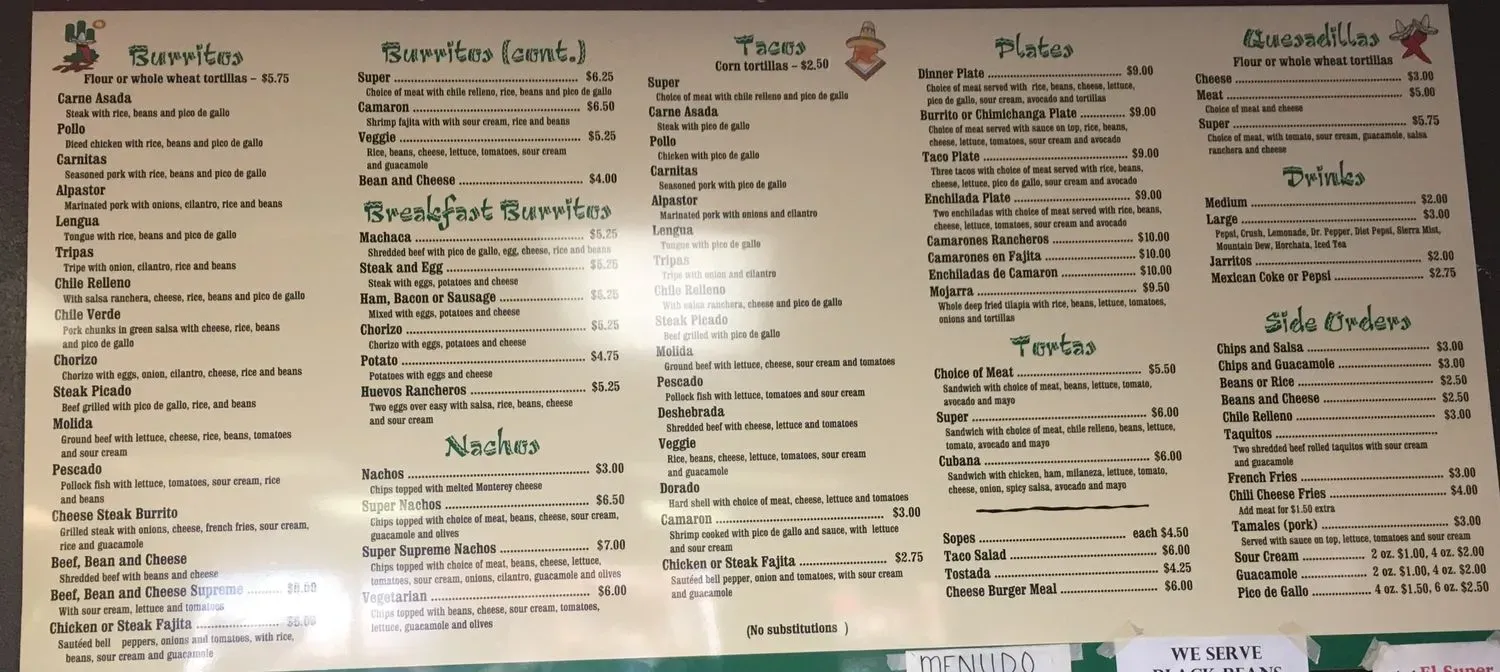 Menu 6