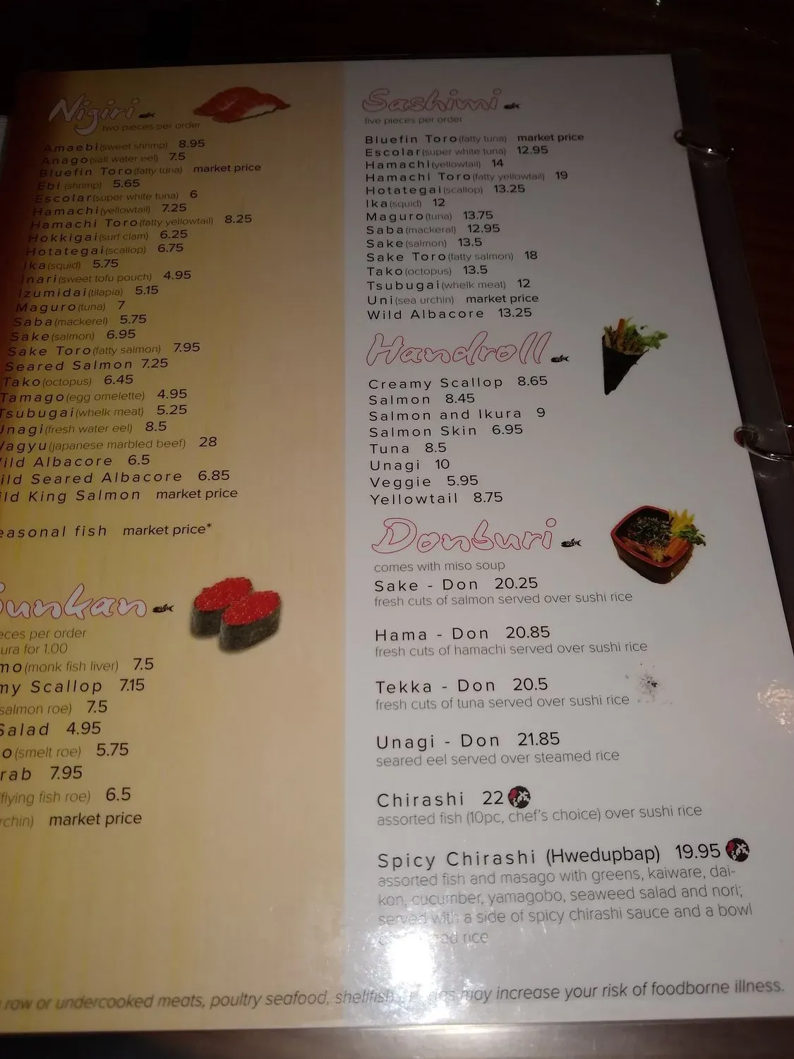 Menu 6