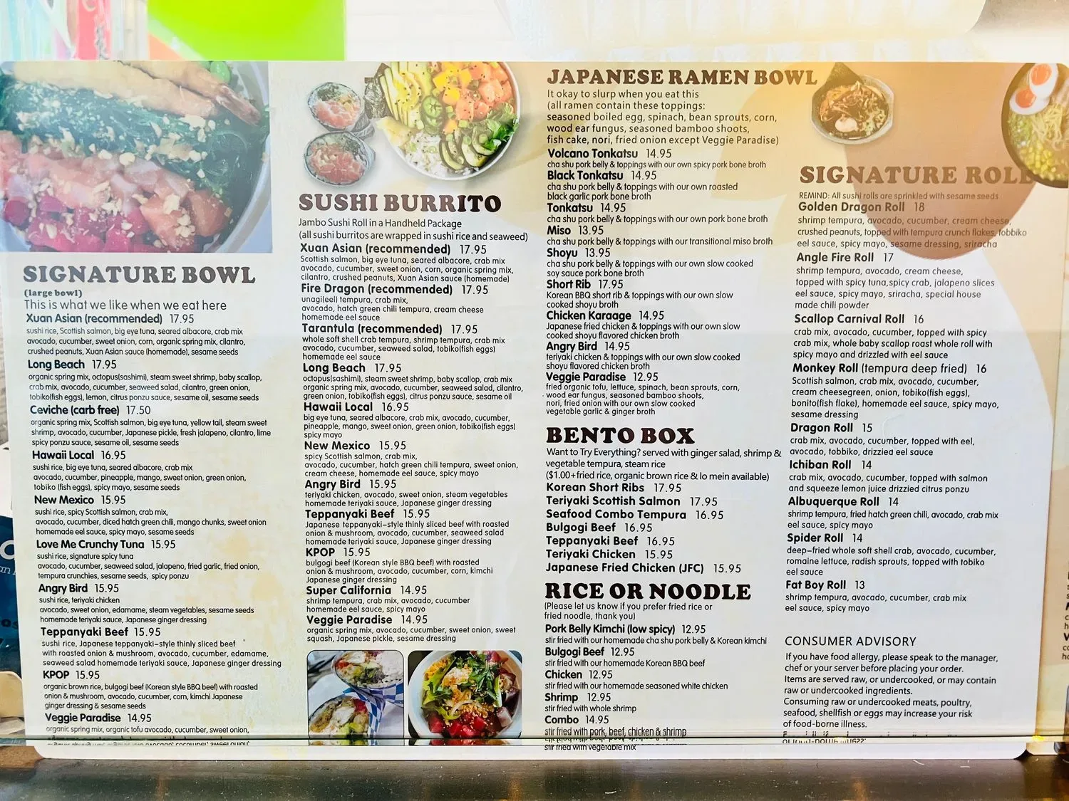 Menu 2