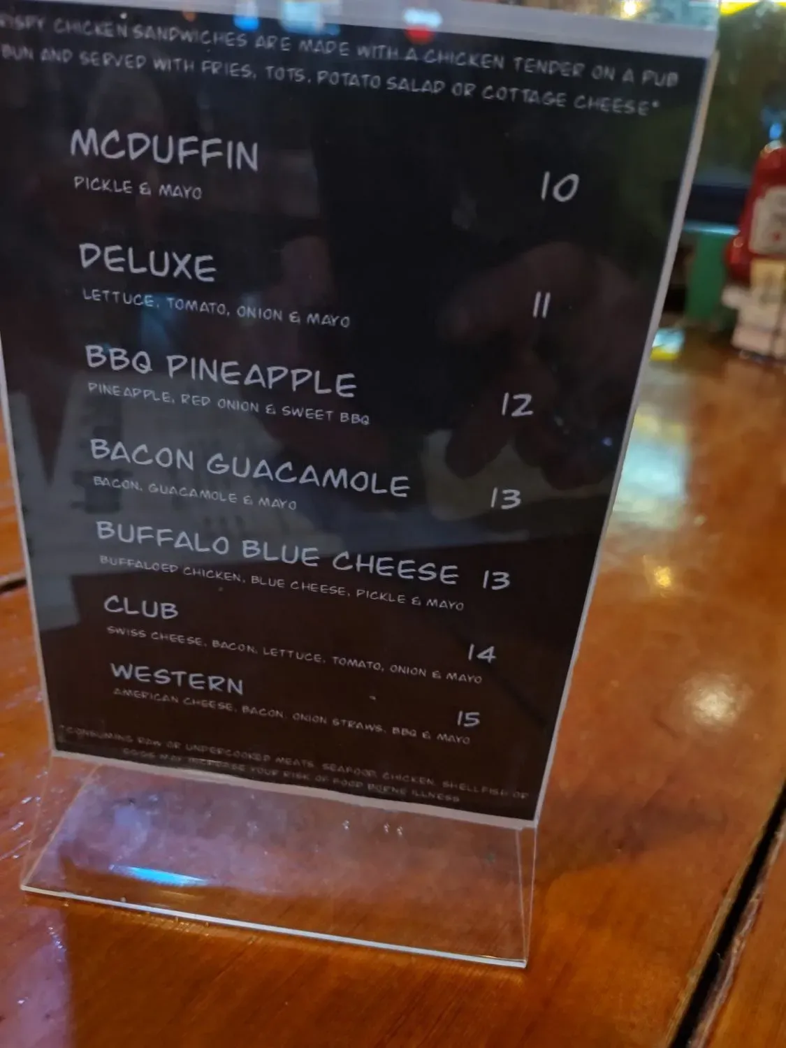 Menu 5