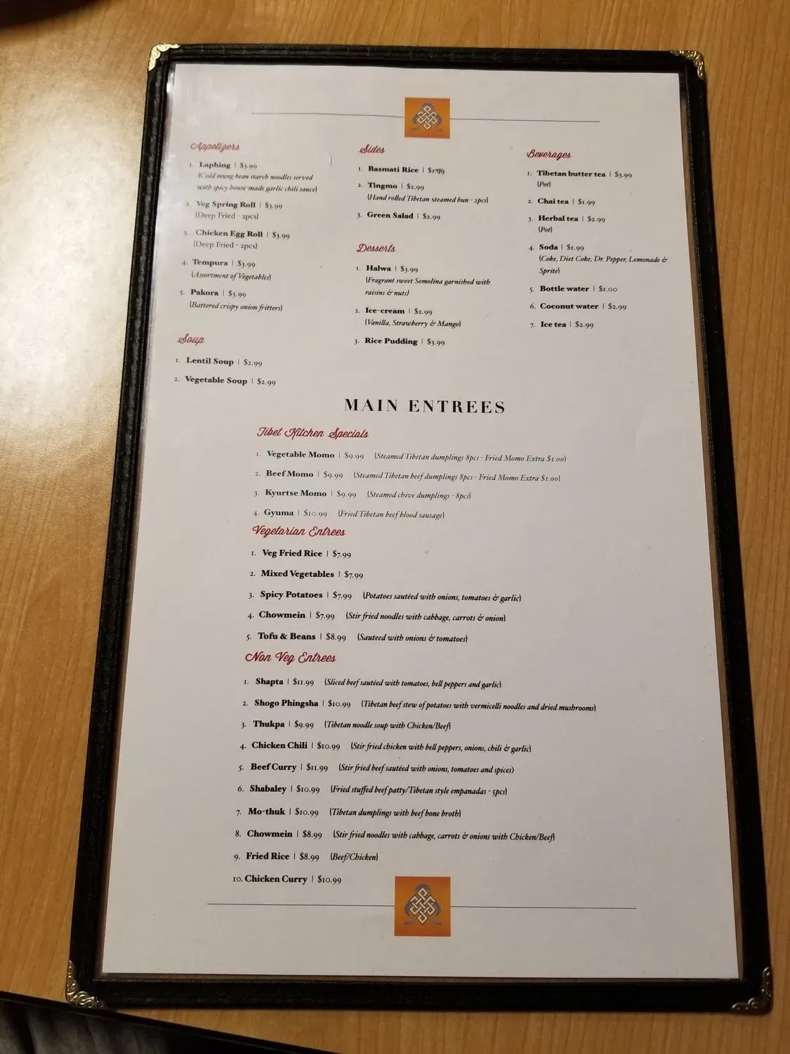 Menu 6