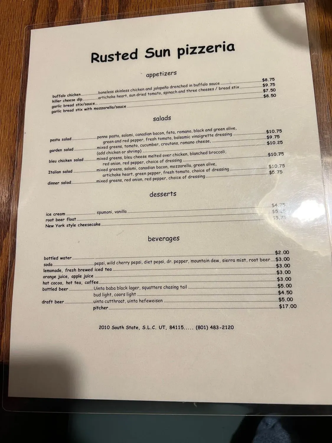 Menu 4