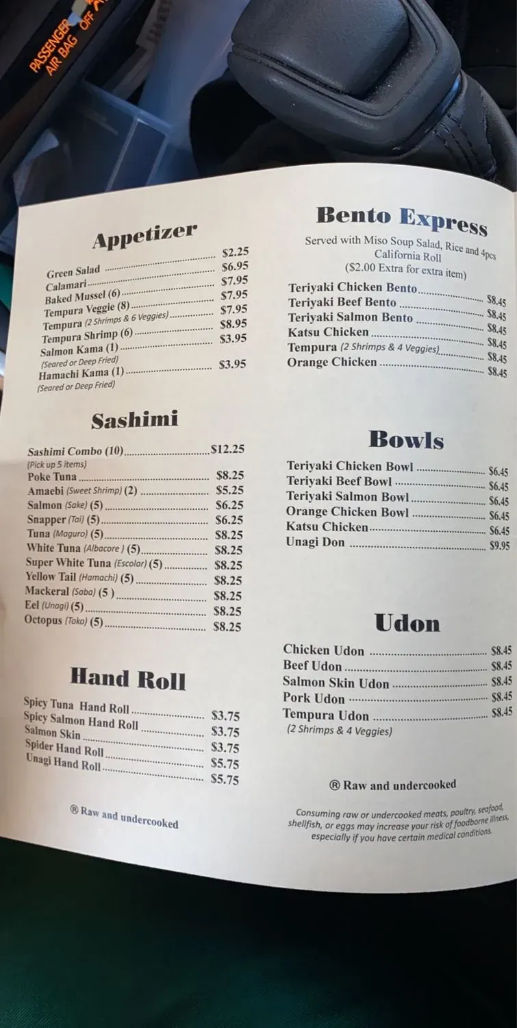 Menu 4