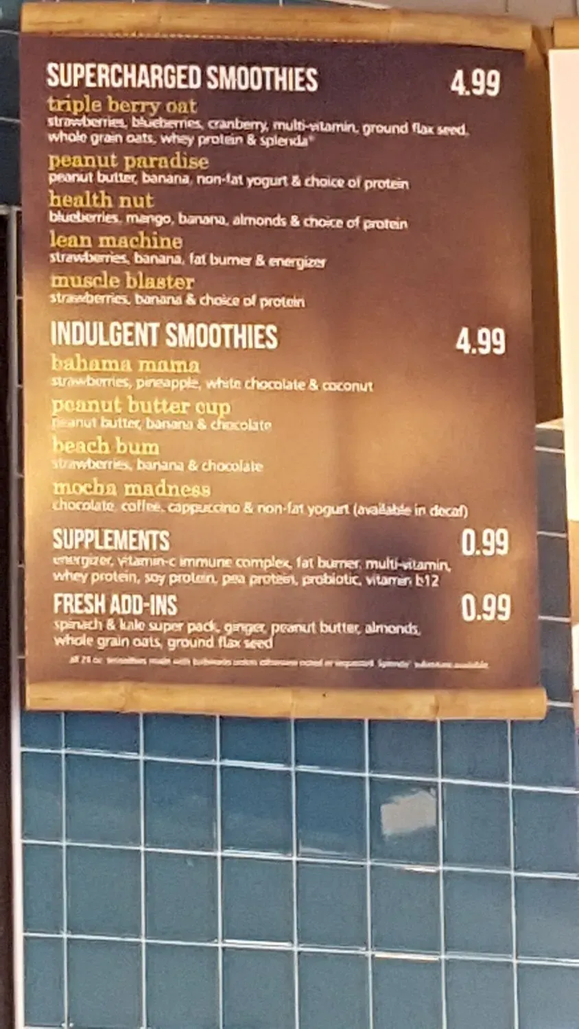 Menu 4