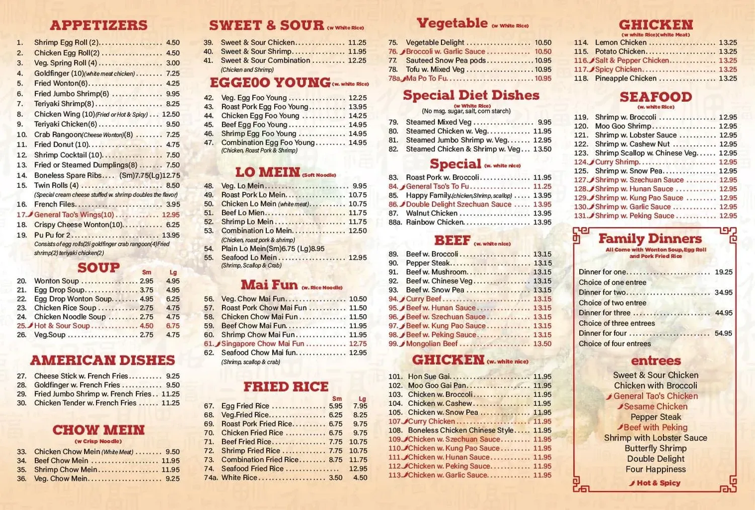 Menu 2