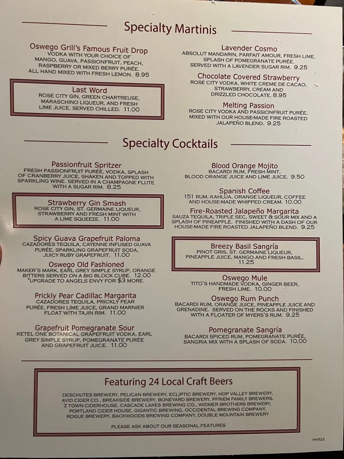 Menu 2