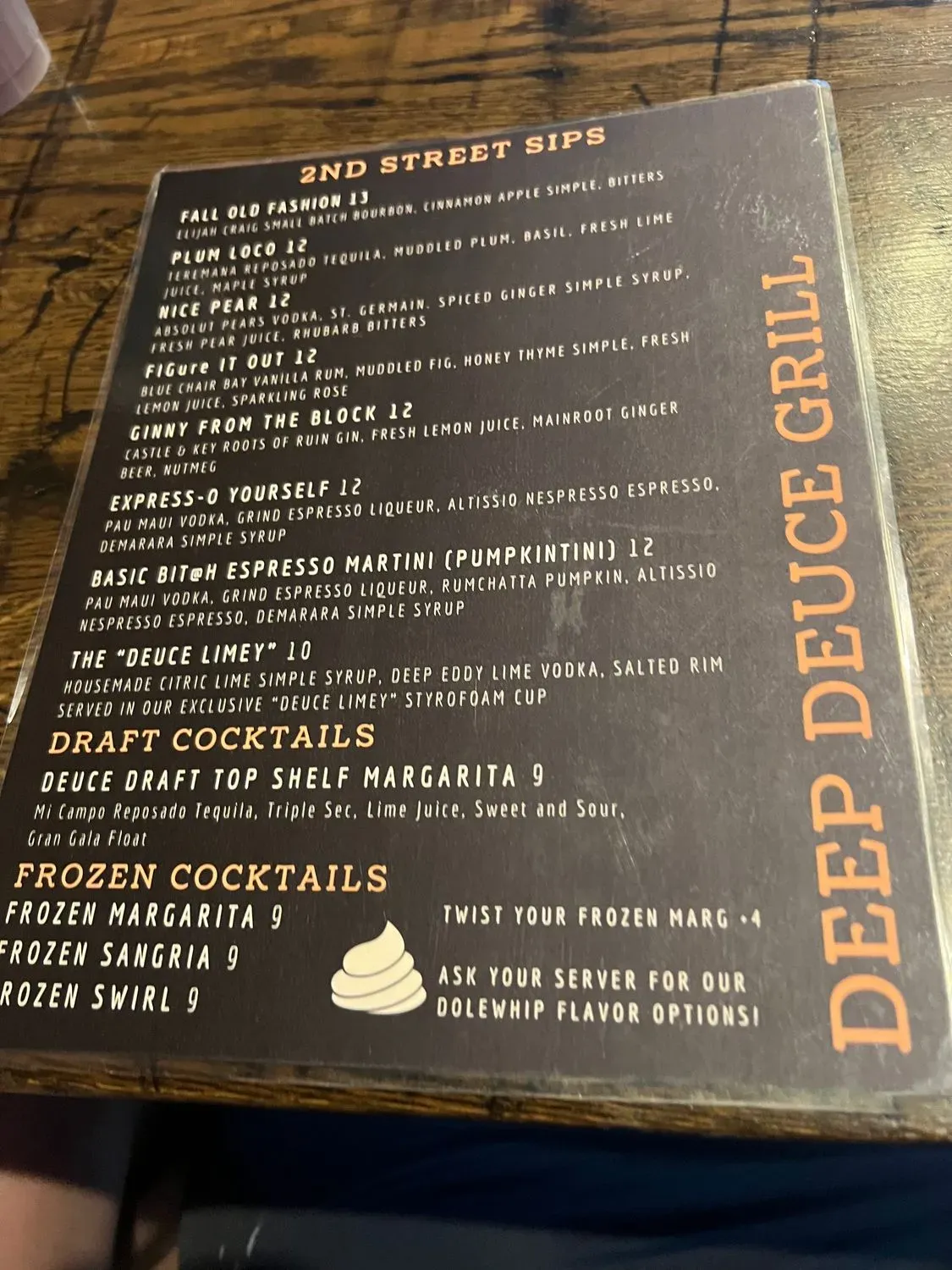 Menu 4