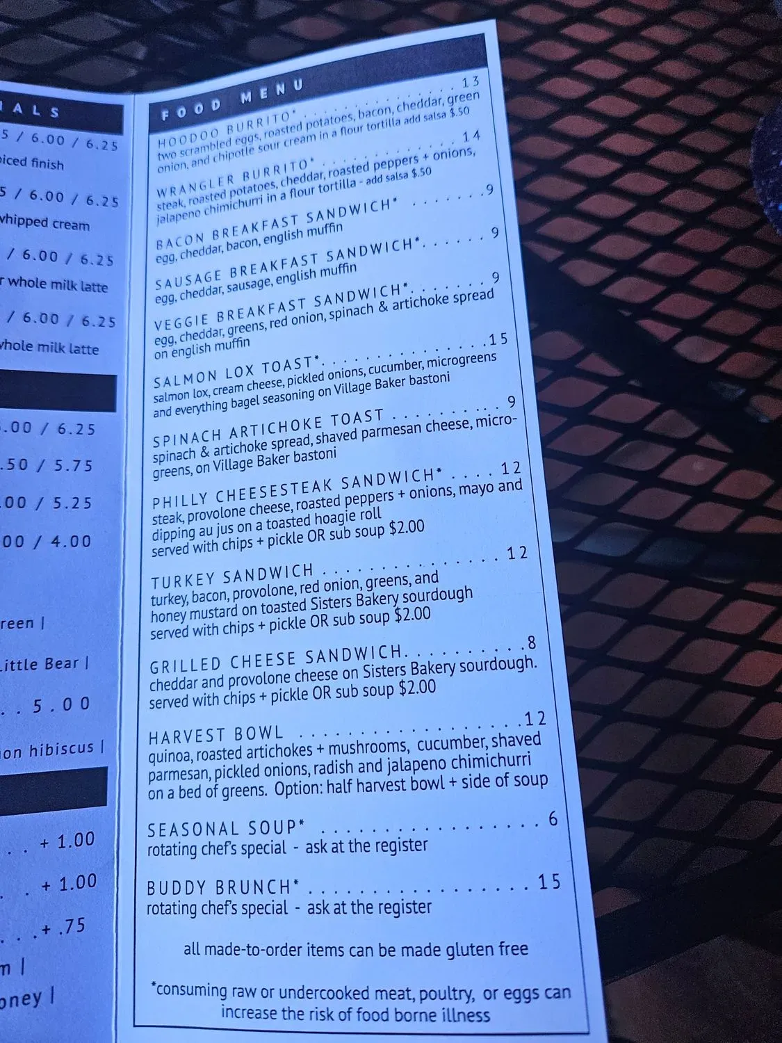 Menu 4