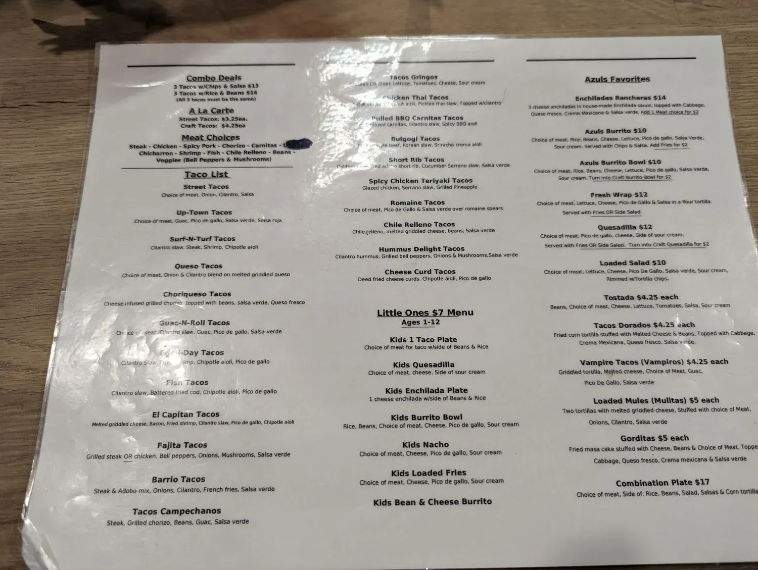 Menu 3