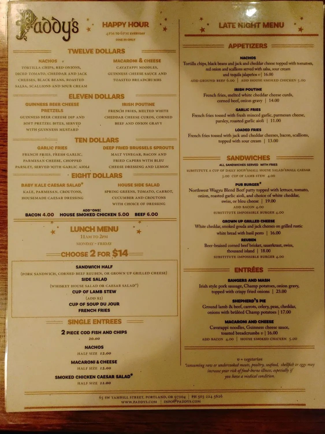 Menu 2