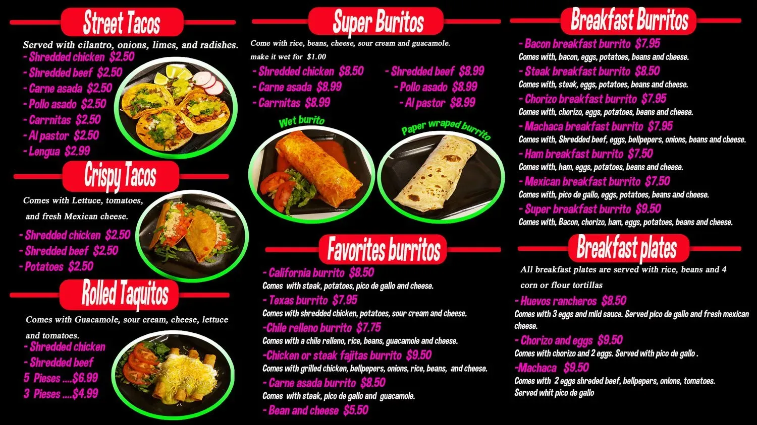 Menu 3