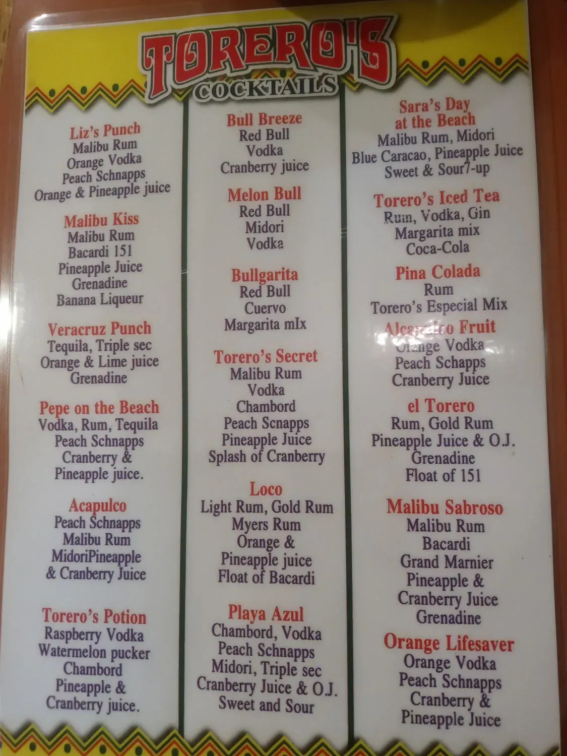 Menu 2