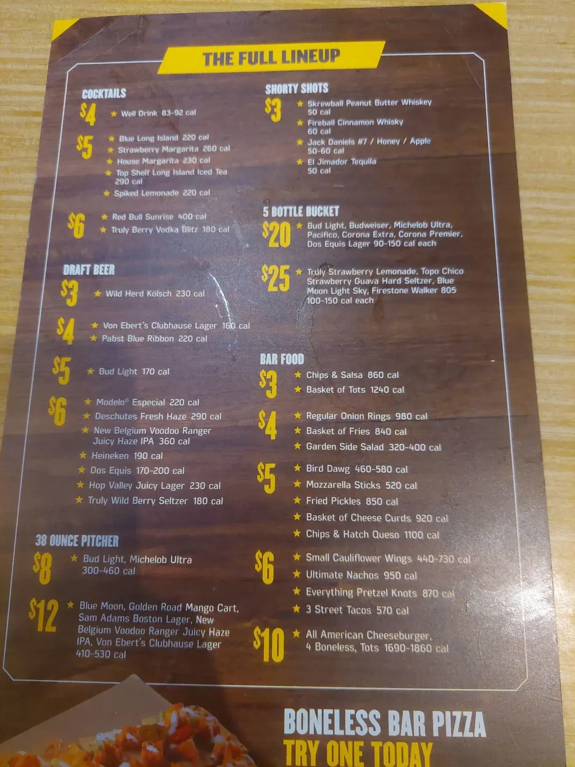 Menu 5