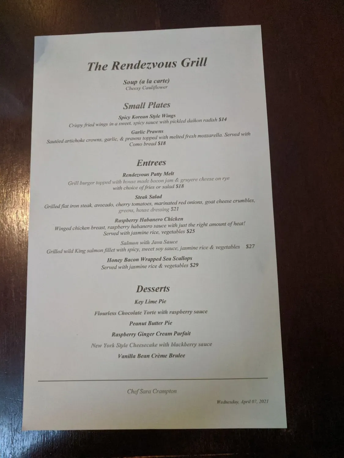 Menu 2