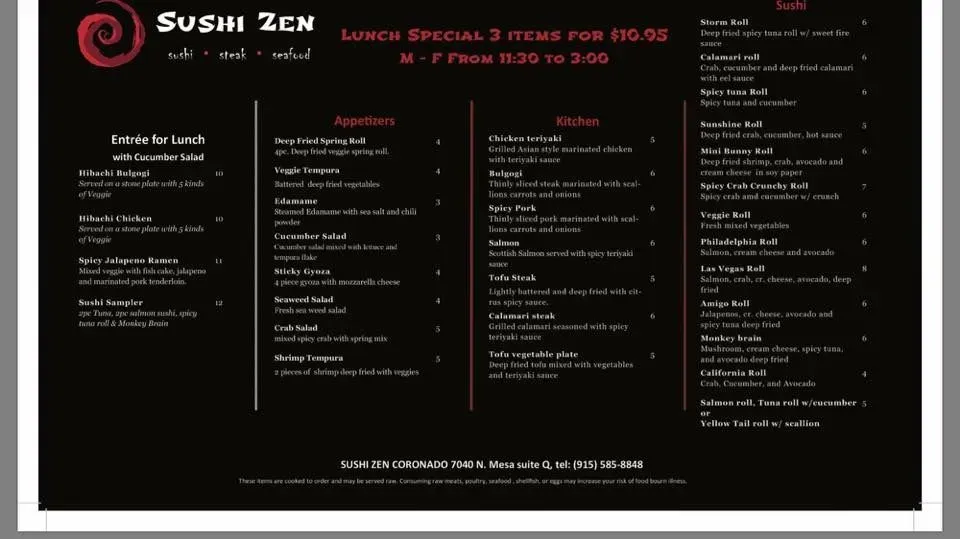 Menu 3