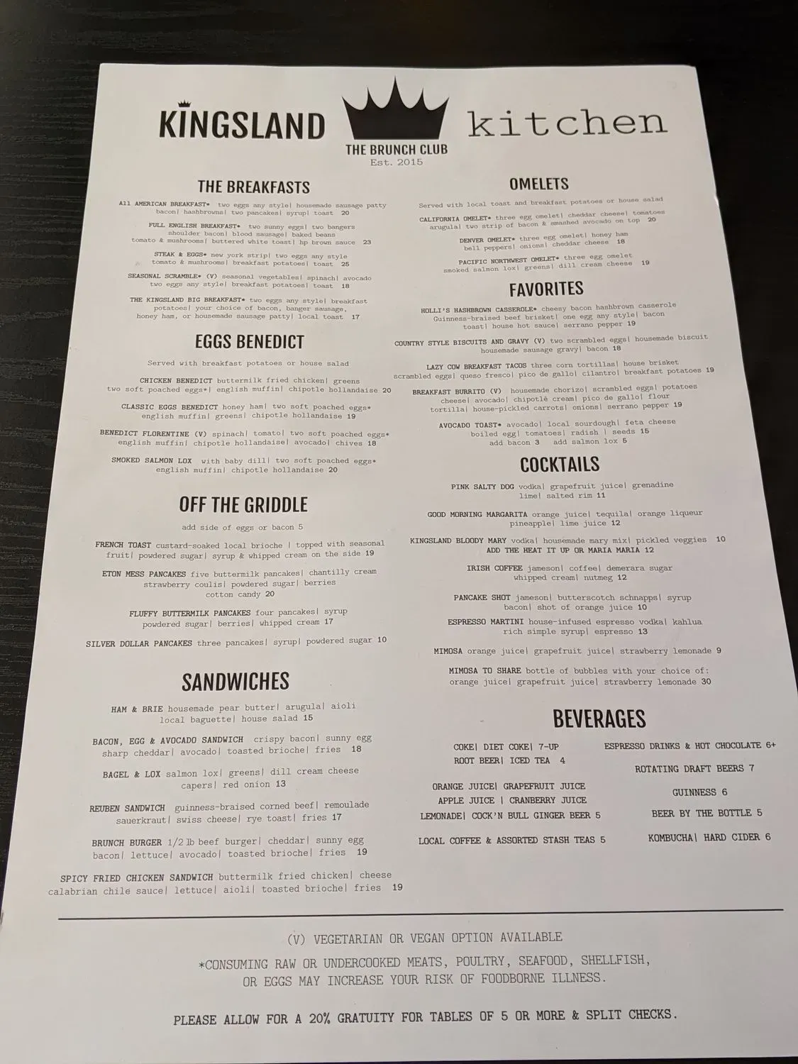 Menu 4