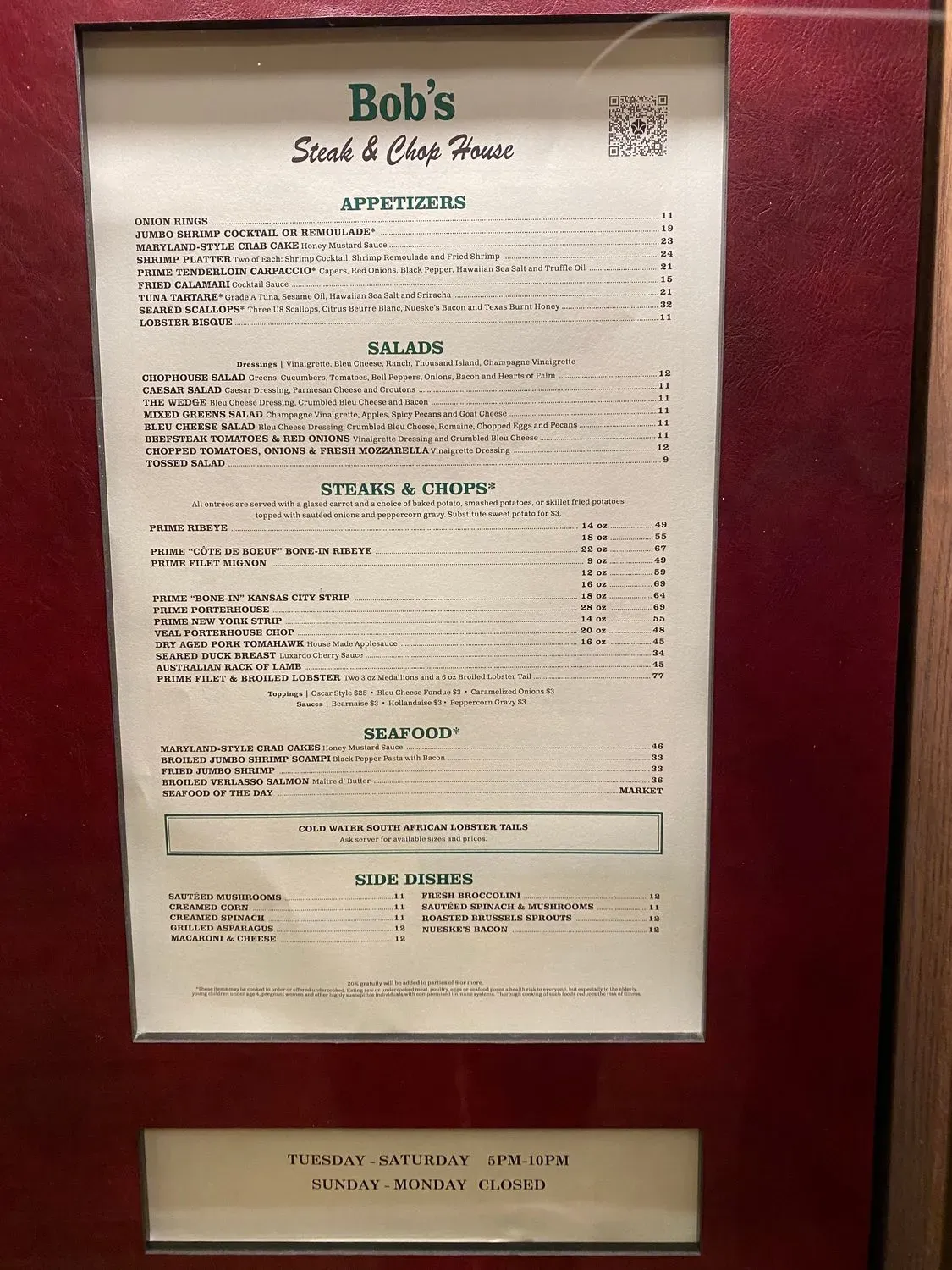 Menu 5