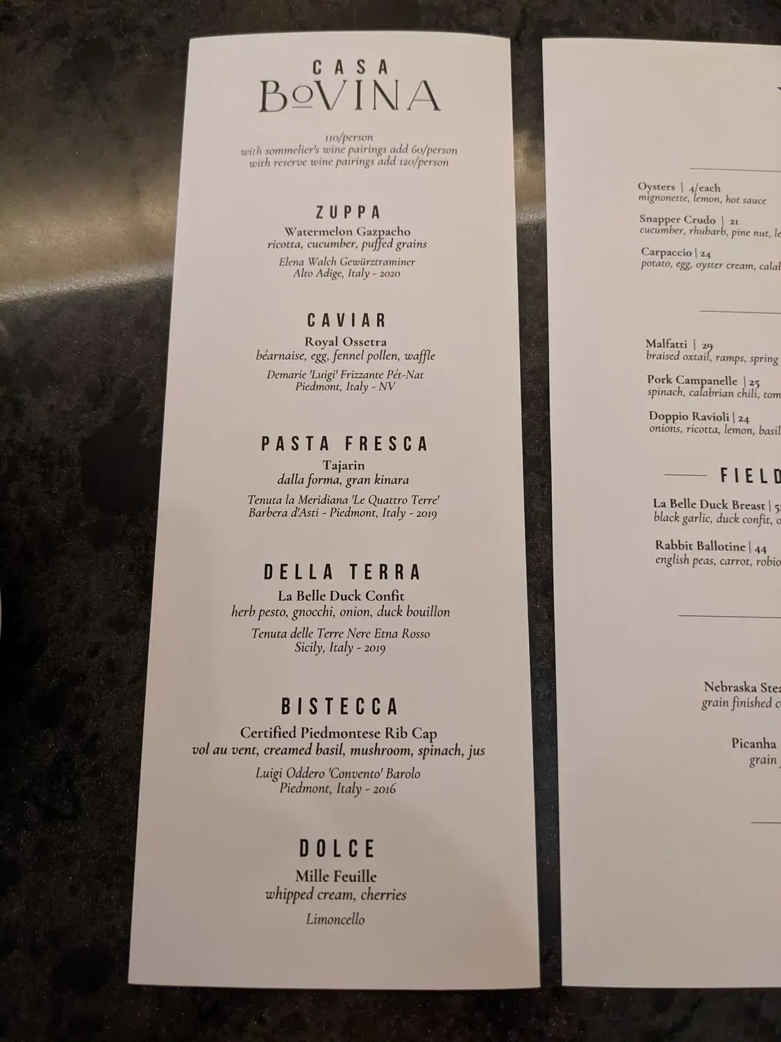 Menu 5