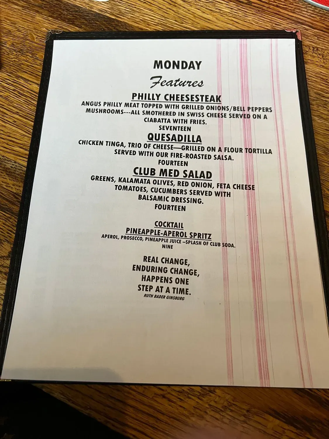 Menu 4