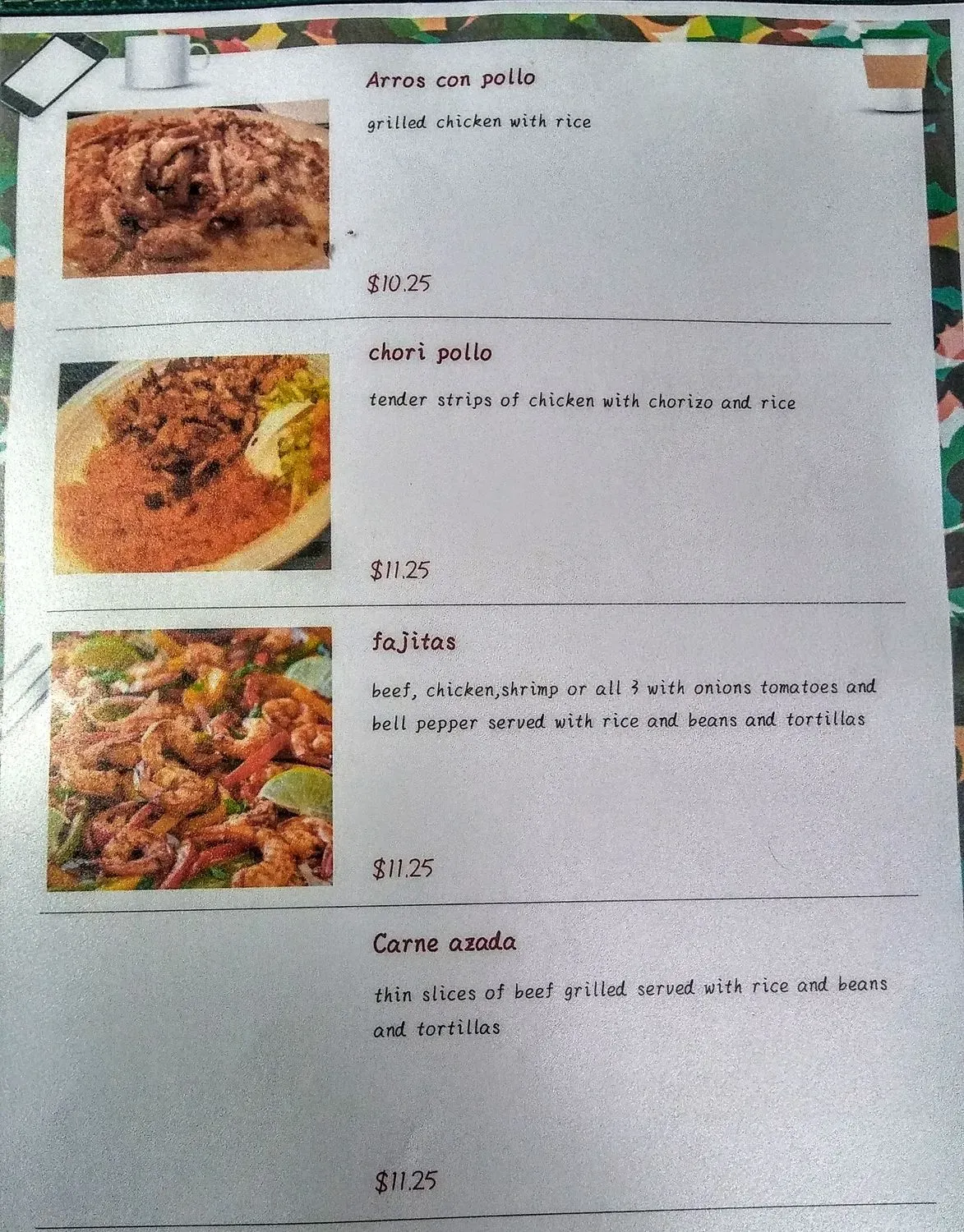 Menu 3