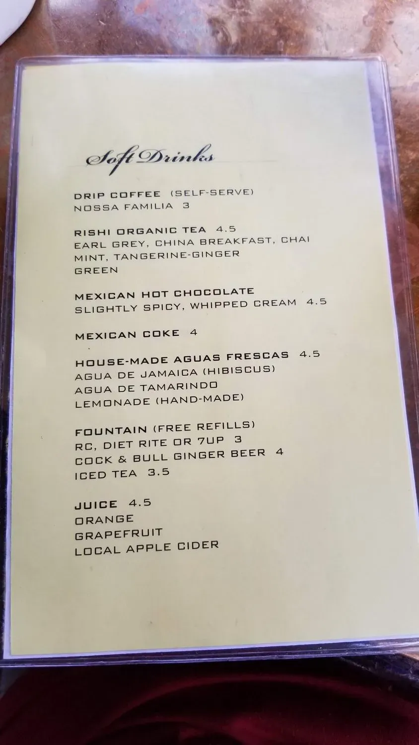 Menu 3