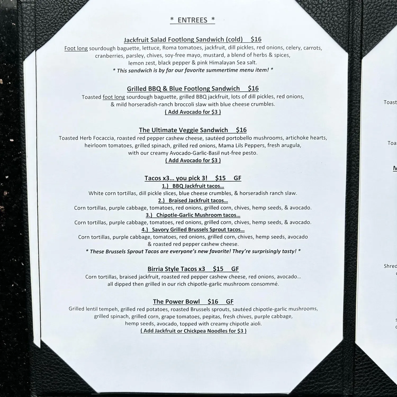 Menu 3