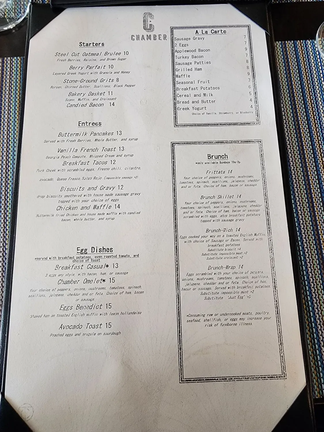 Menu 5