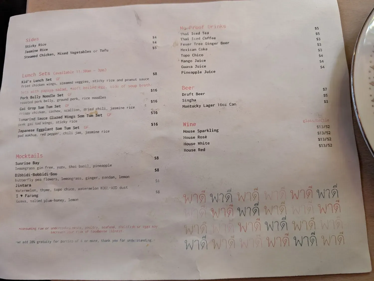 Menu 4