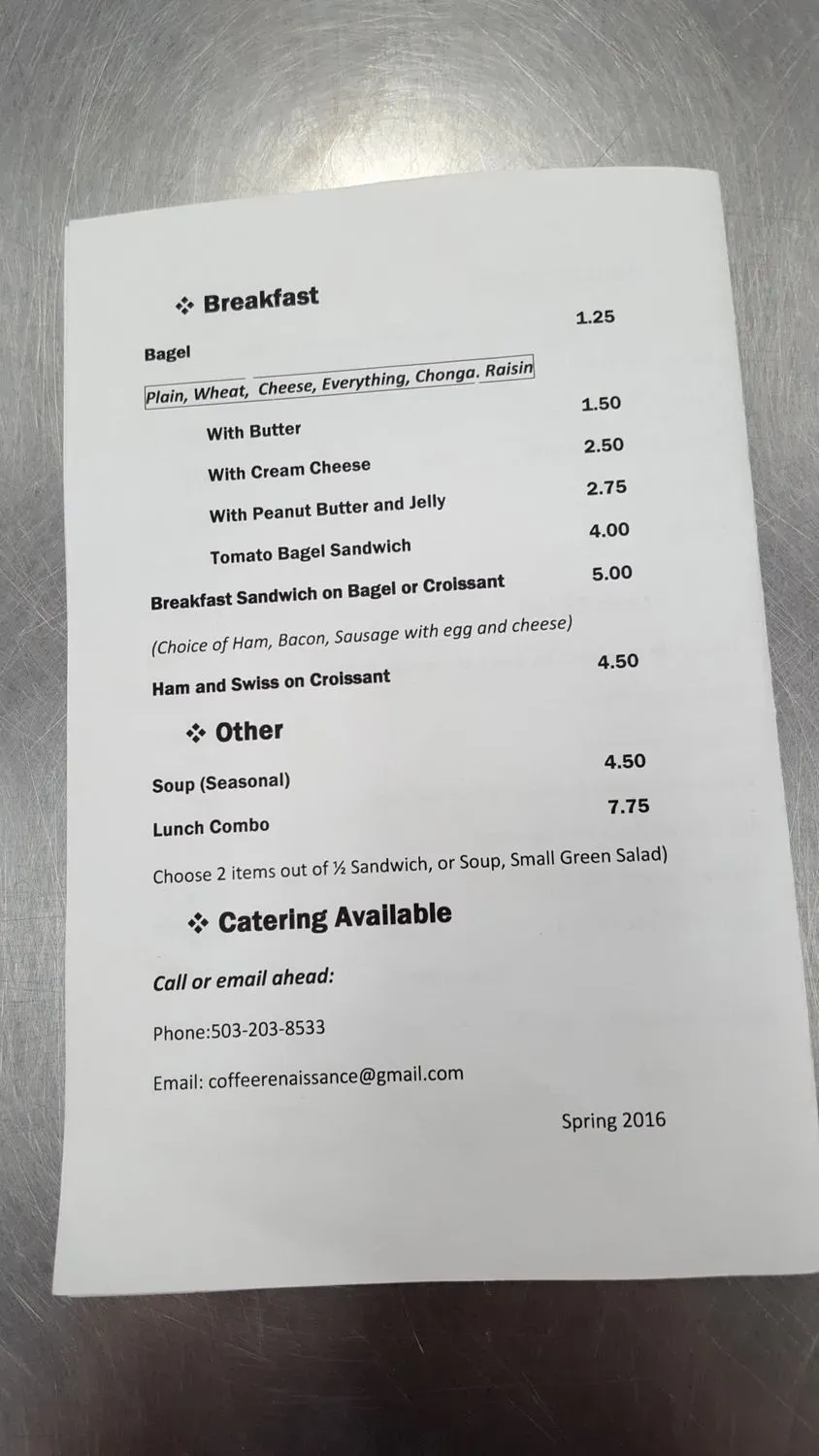 Menu 4