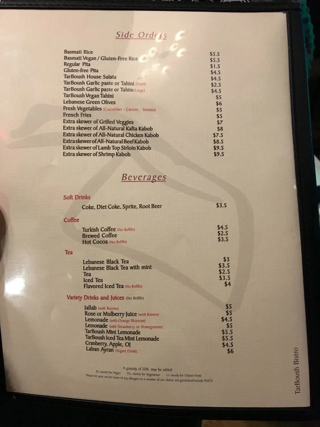 Menu 2