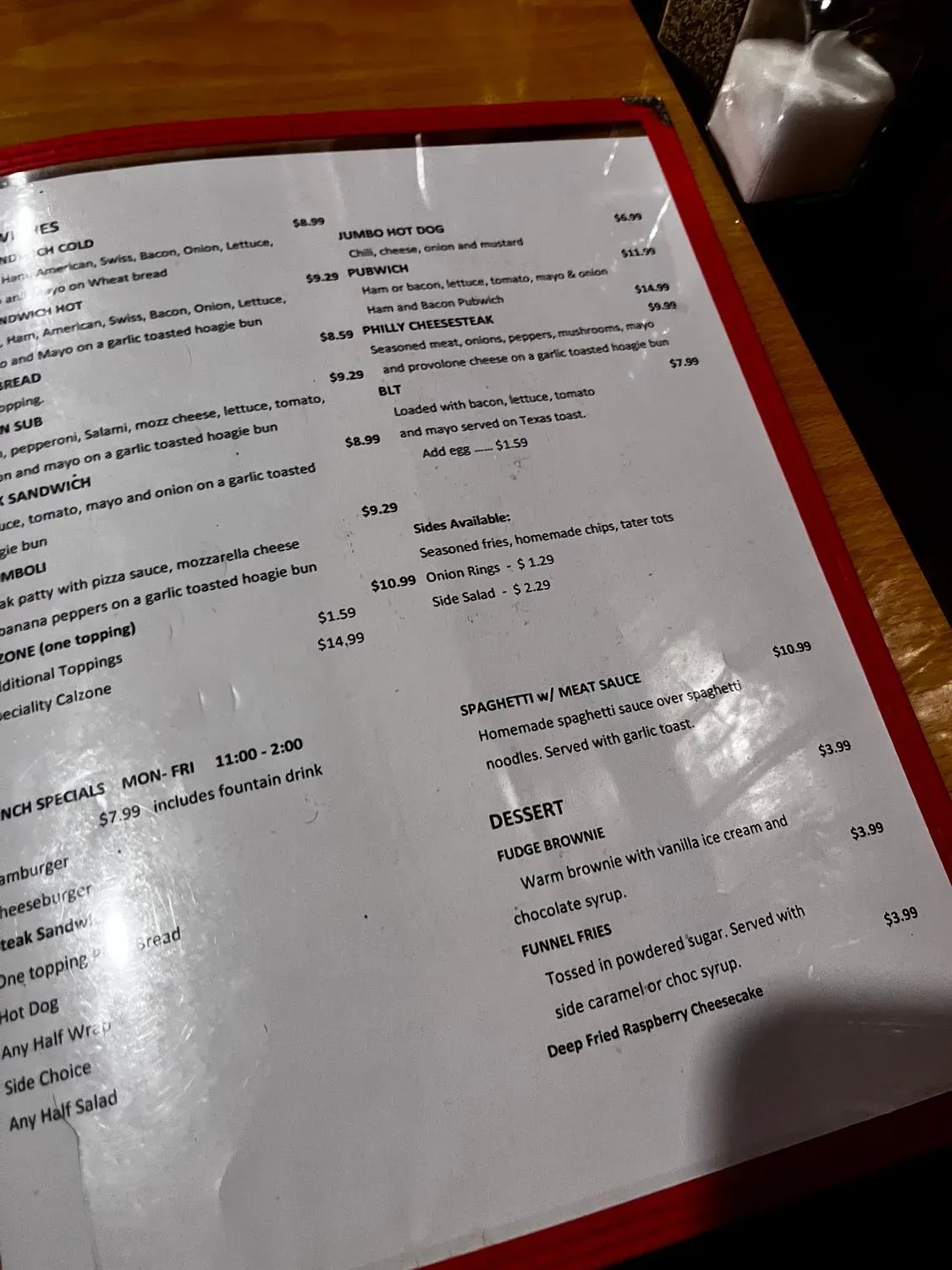 Menu 4