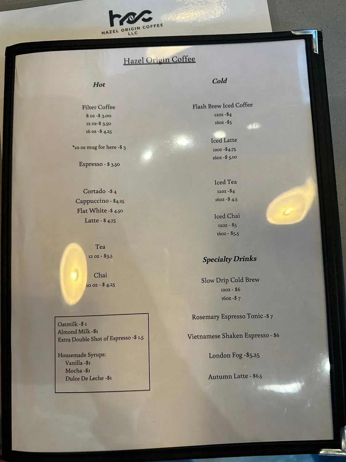 Menu 4