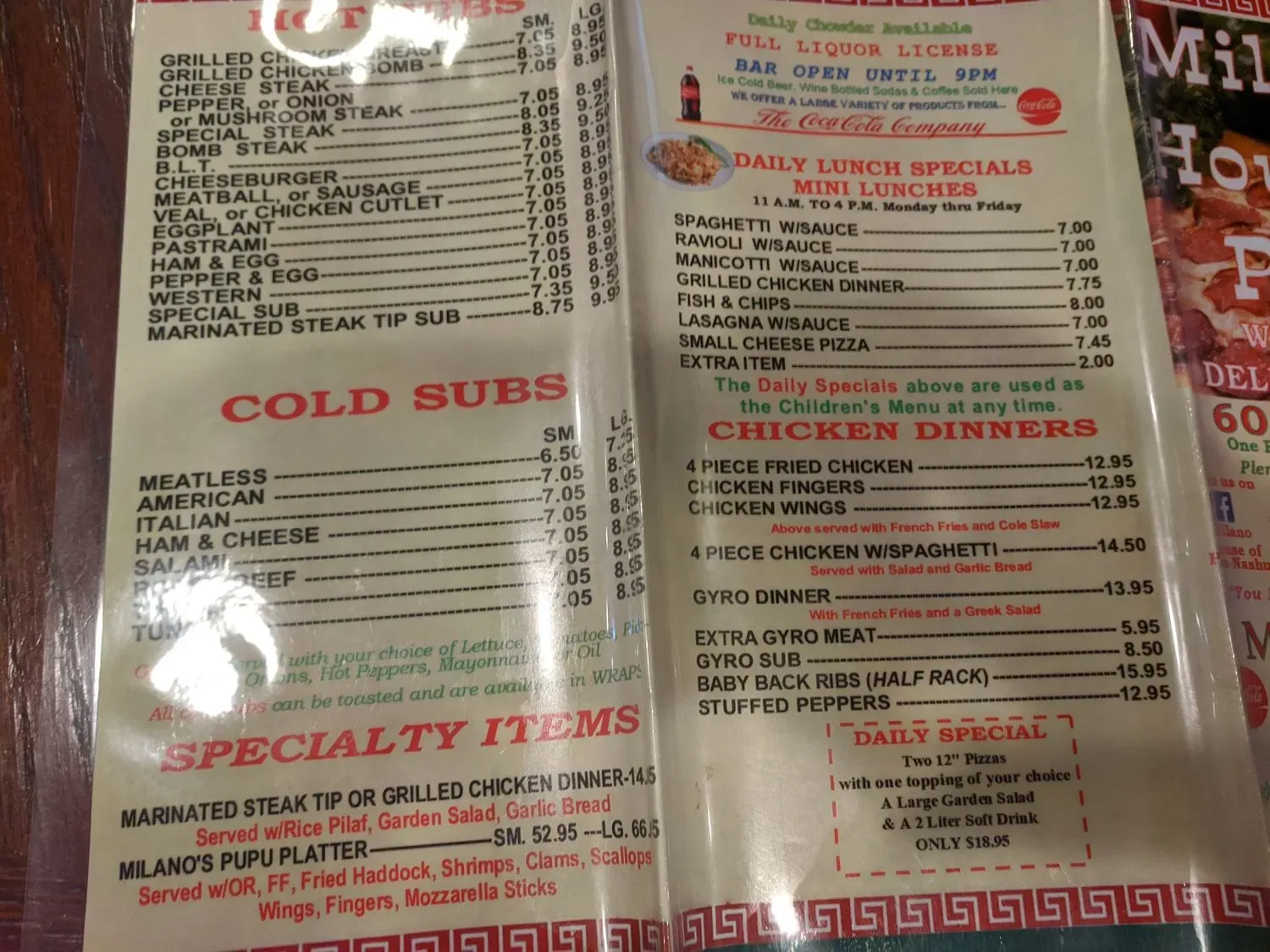 Menu 3