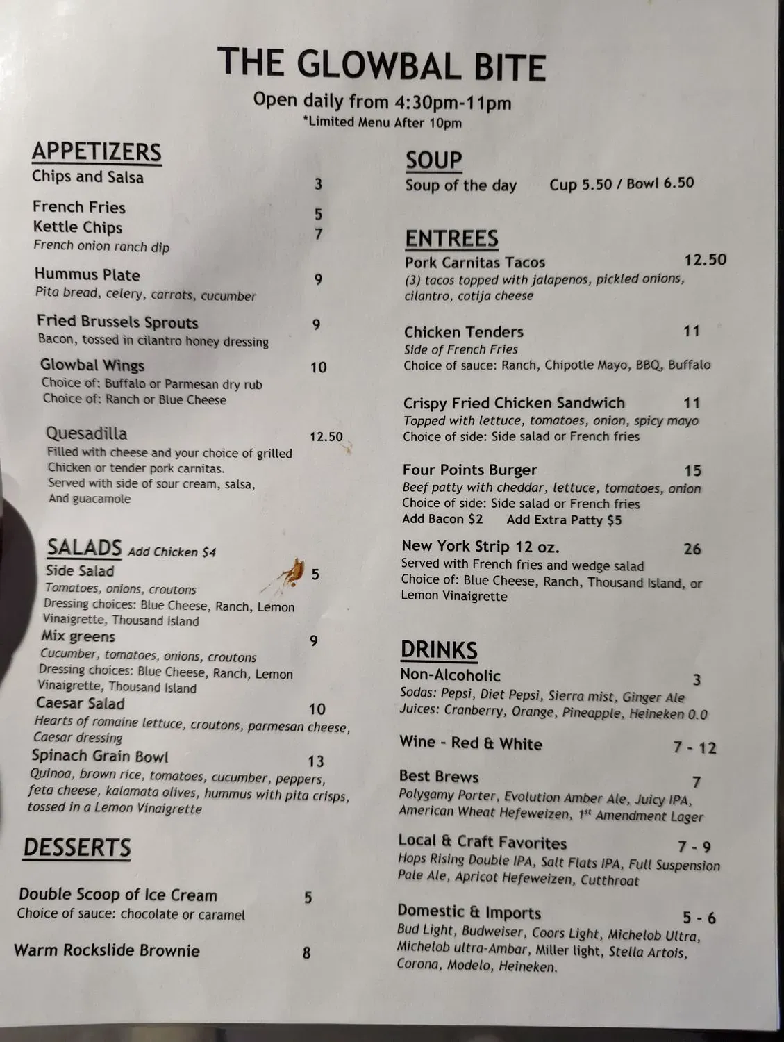 Menu 4