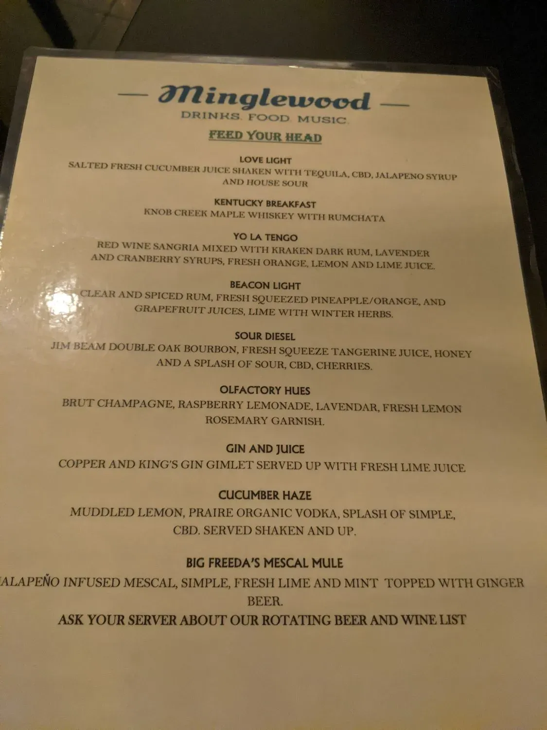 Menu 6