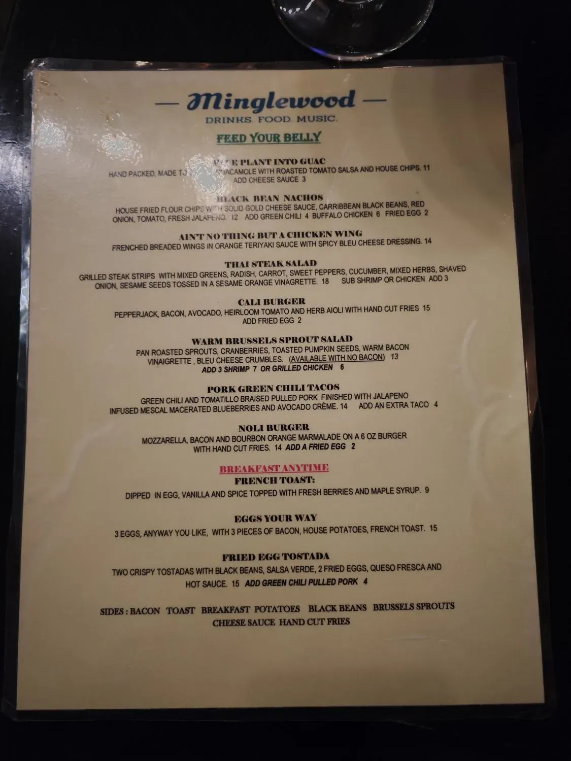 Menu 6