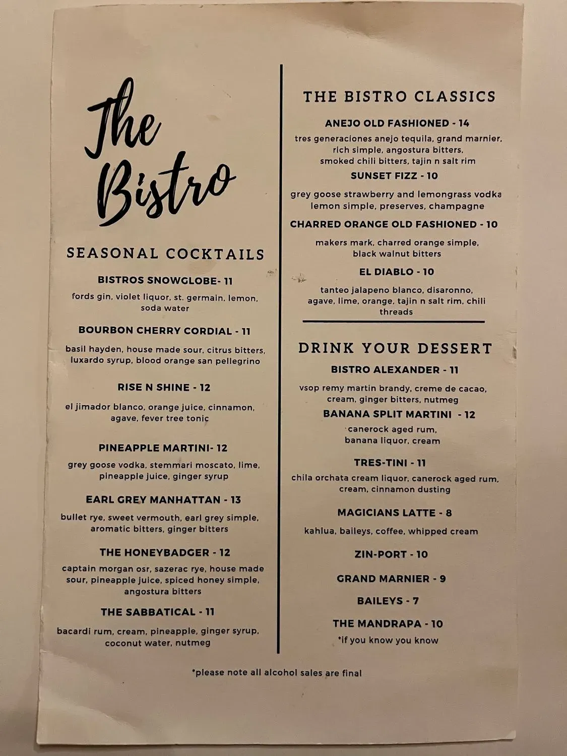 Menu 4