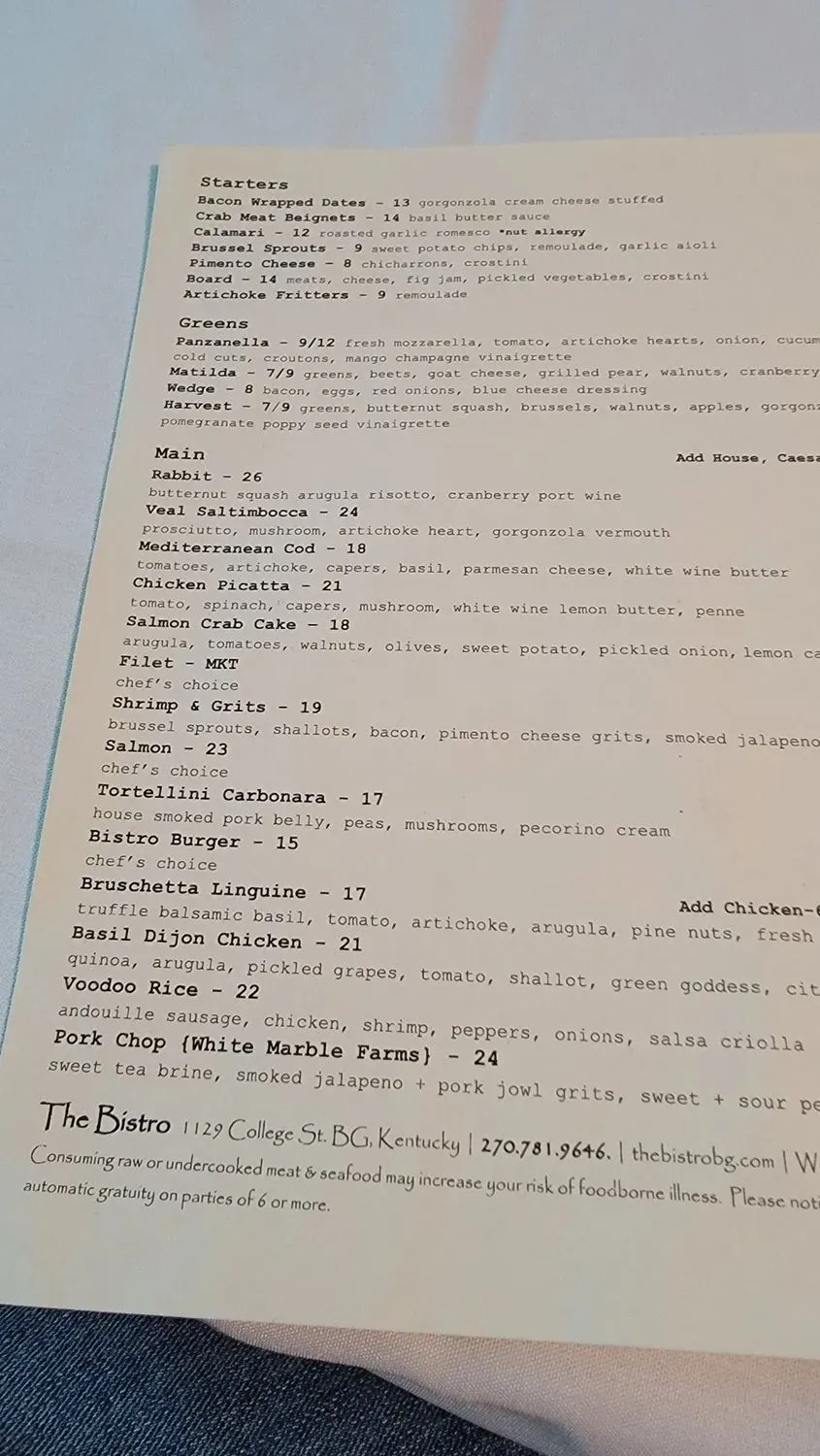 Menu 5