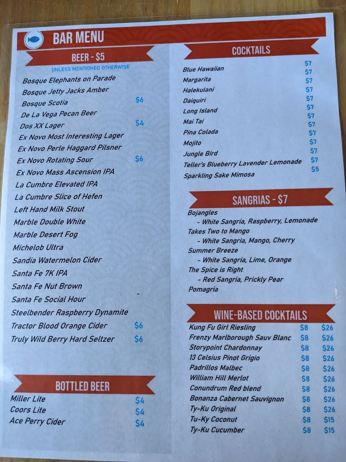 Menu 2