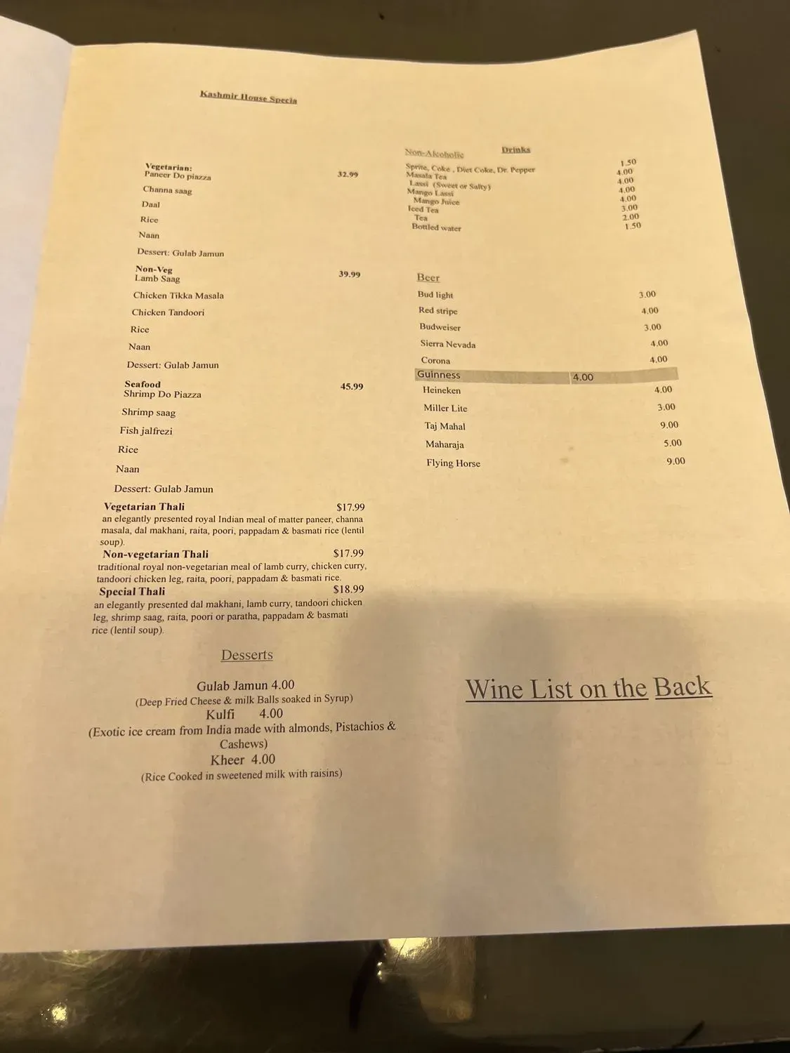 Menu 3