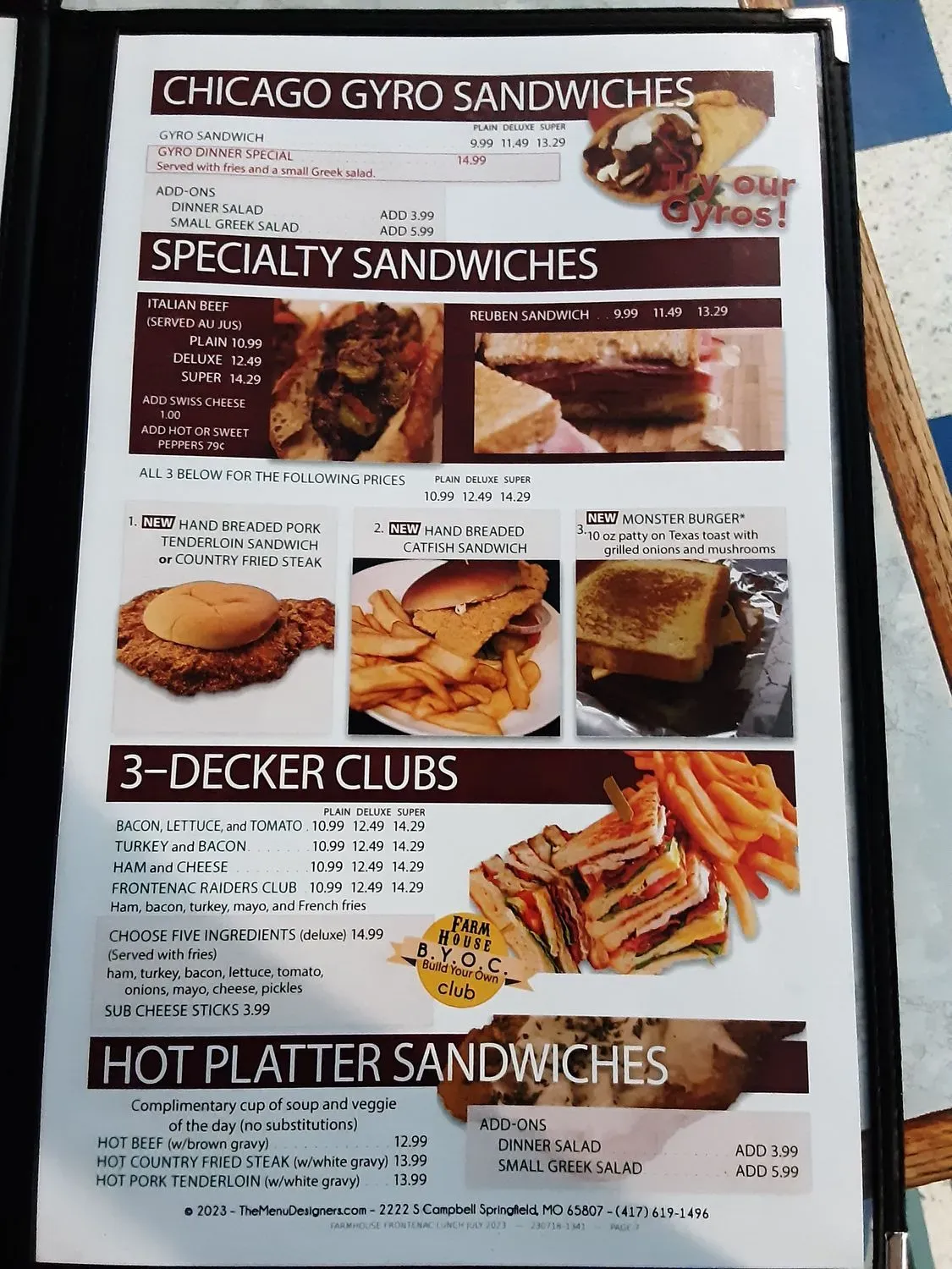 Menu 2