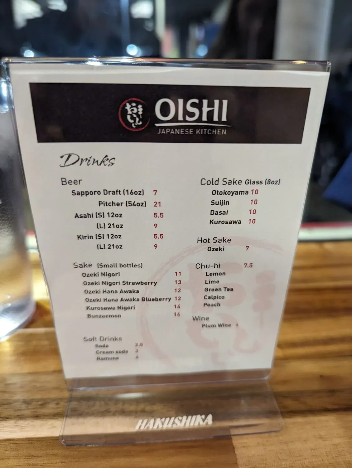 Menu 5