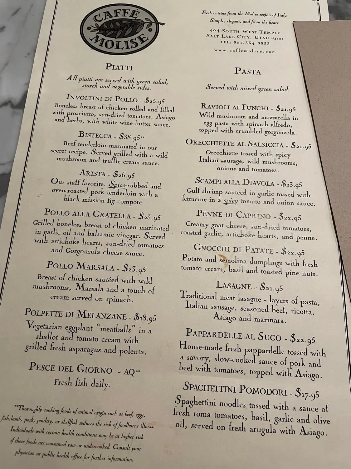 Menu 6