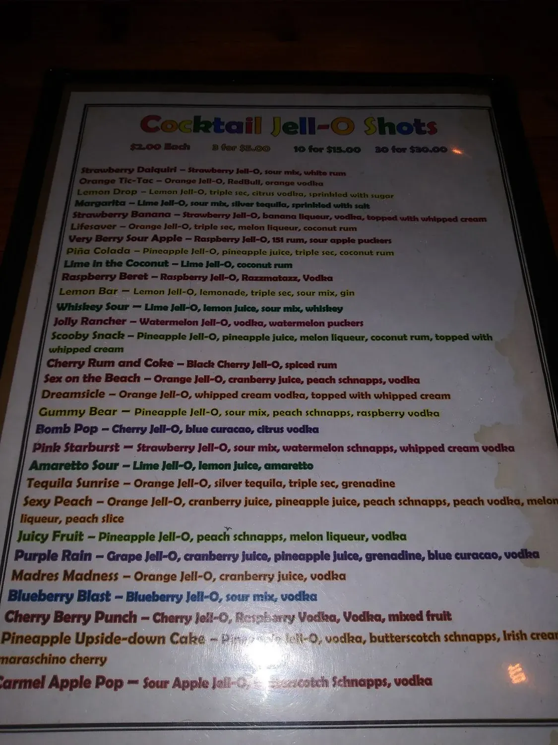 Menu 3