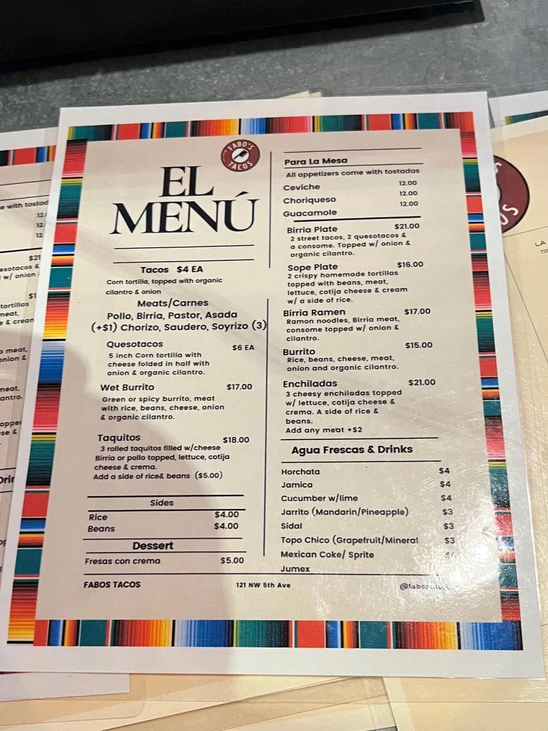 Menu 3