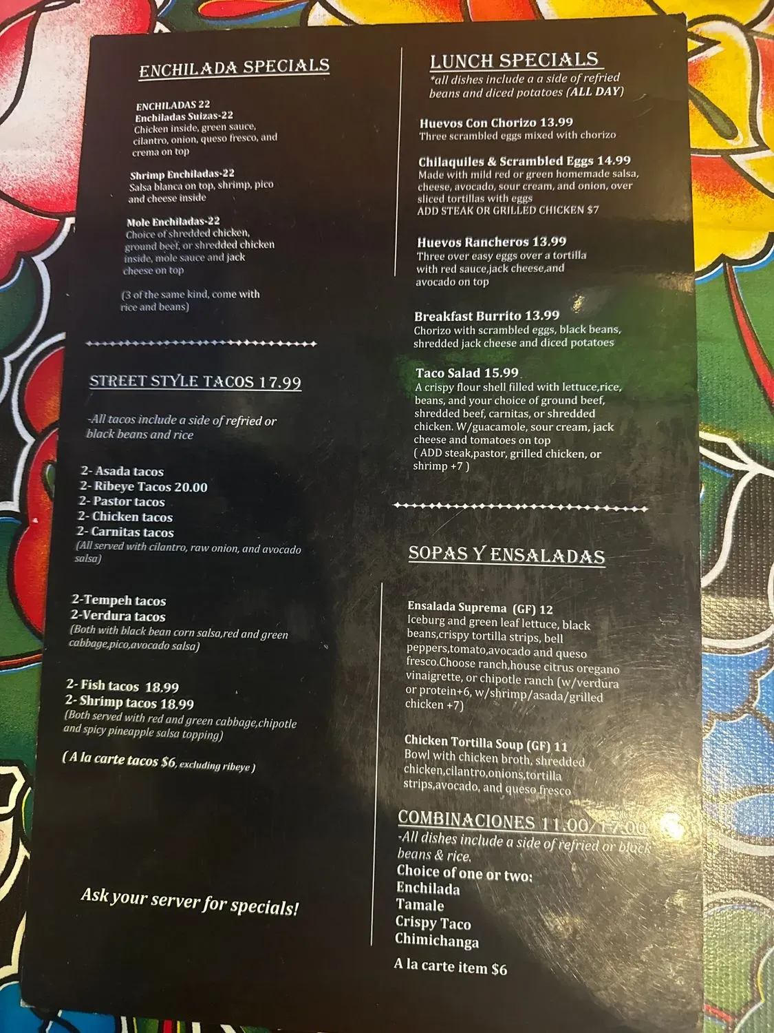 Menu 2