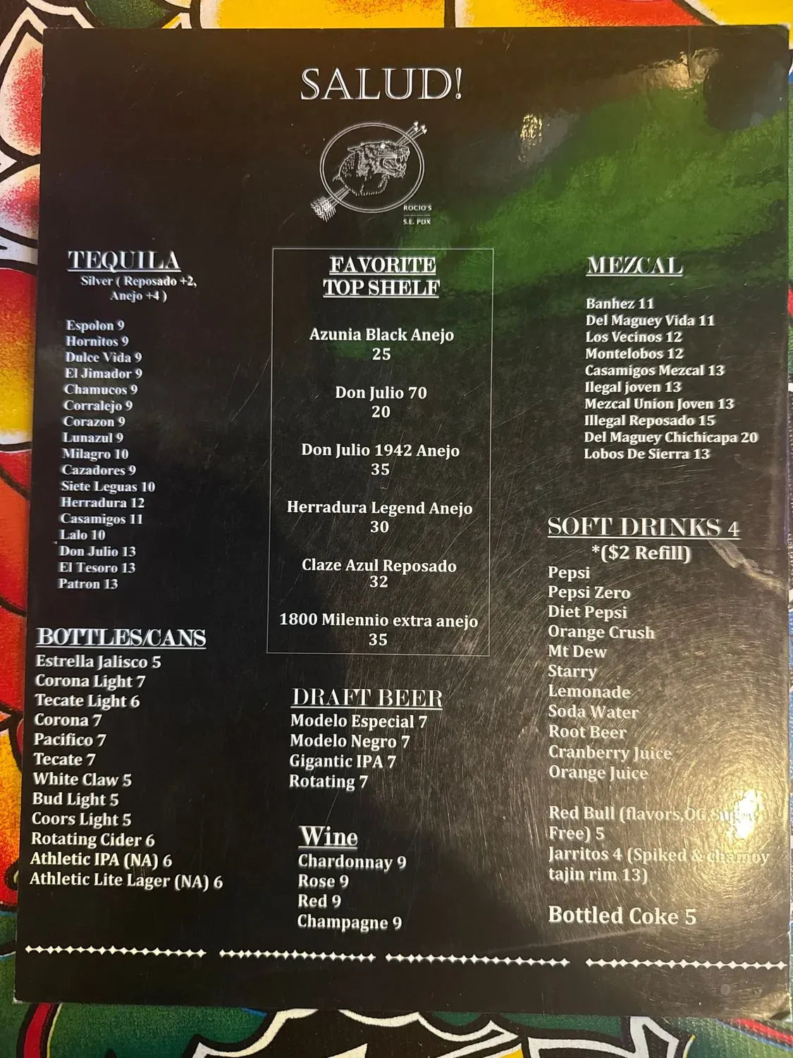 Menu 3