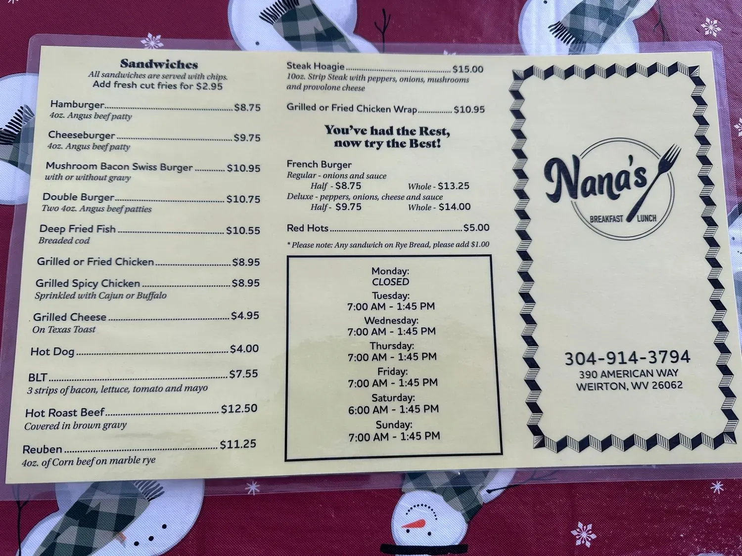 Menu 2