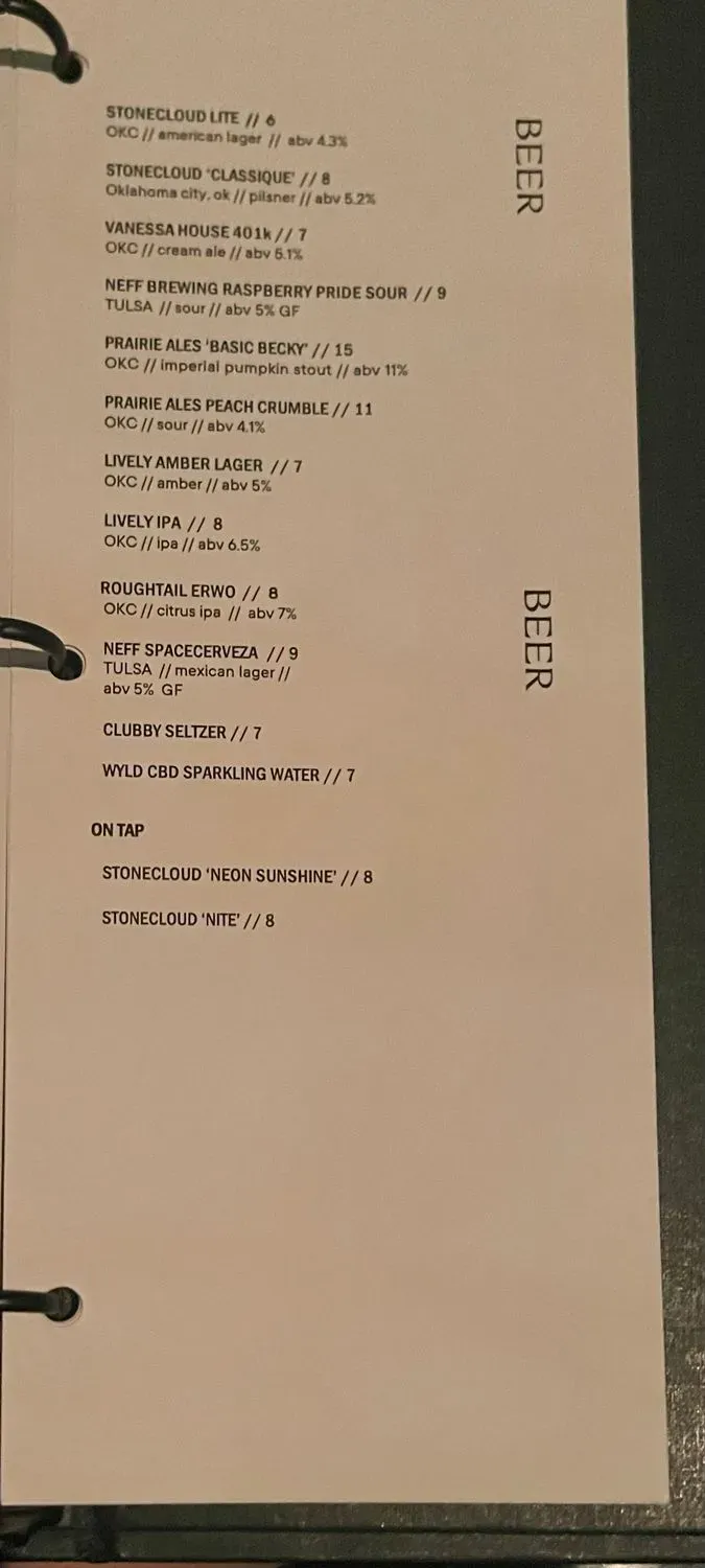 Menu 5