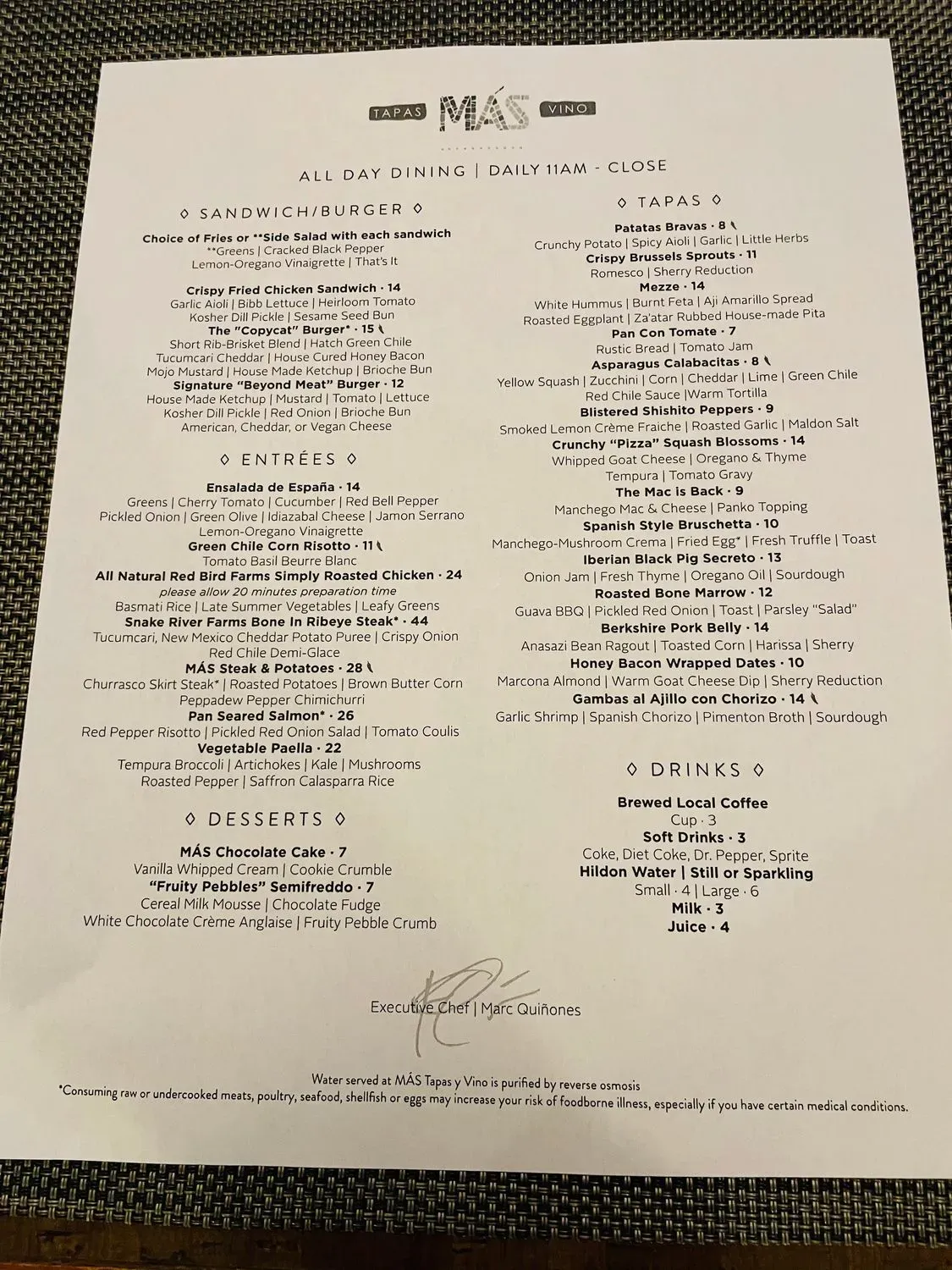 Menu 5